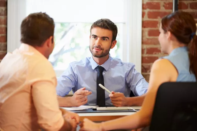 Business man in meeting